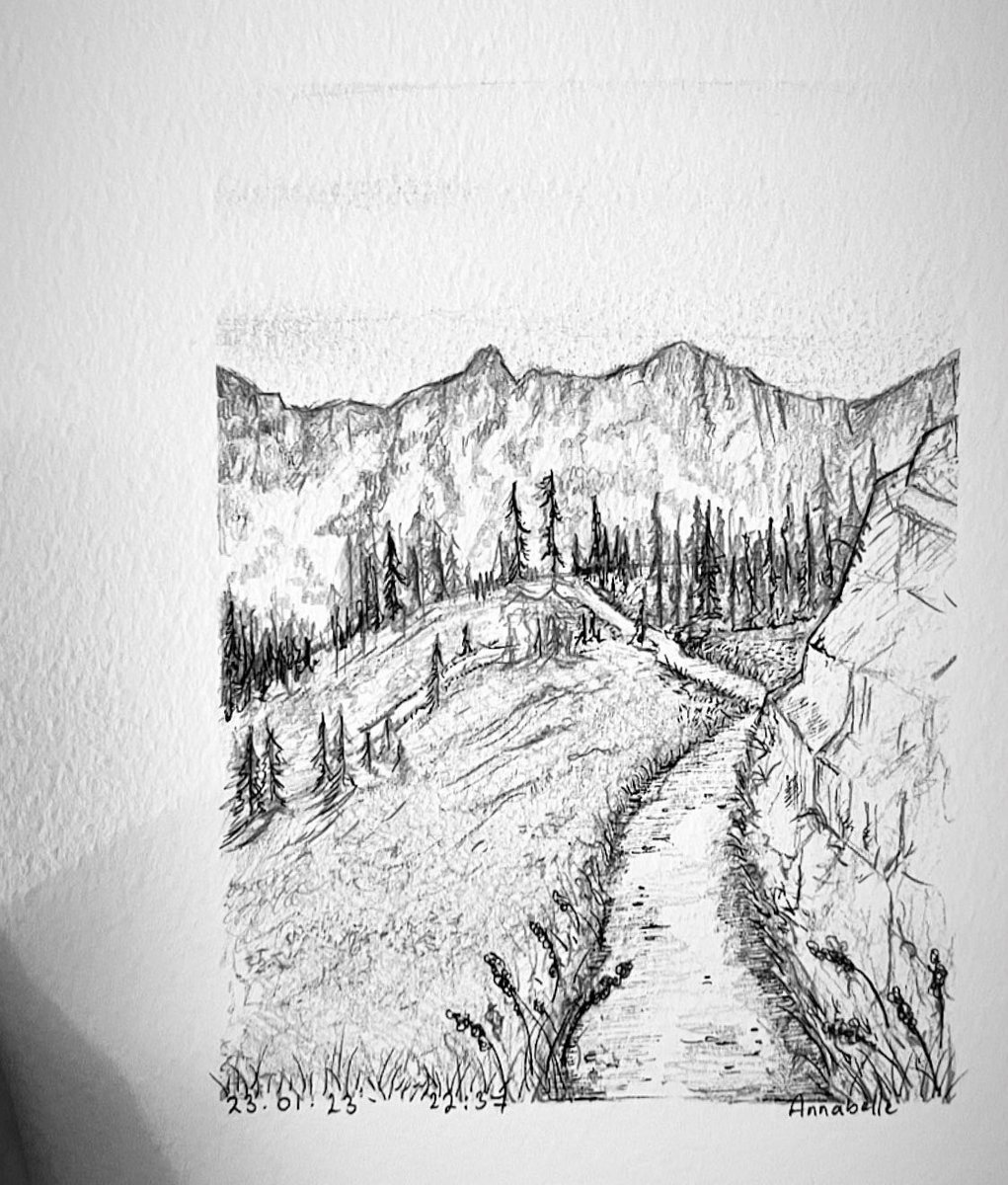 A recent sketch of nowhere in particular ⛰️