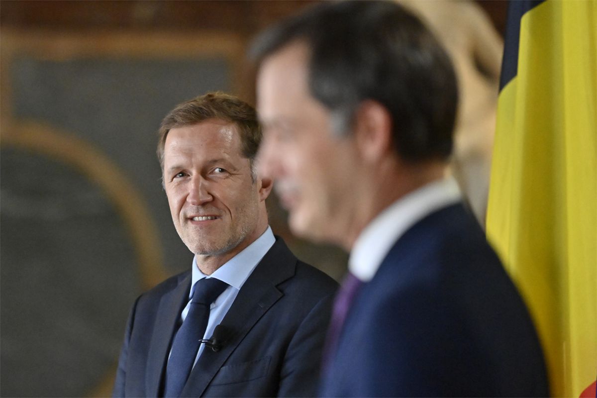 lalibrebe's tweet image. De Croo étrille Paul Magnette : "Si j'étais lui, je travaillerais sur le nombre de chômeurs en Wallonie" lalibre.be/belgique/polit…