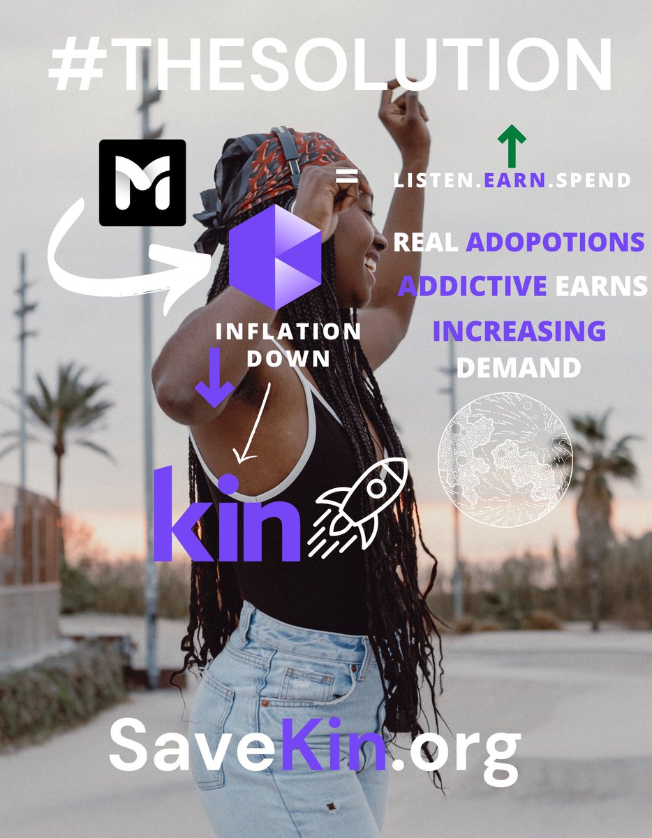 Join the #TheSolution revolution with Moor Musik! By giving artists weekly pay from the KIN Revenue Engine, we drive adoption and combat inflation. Help support a fair musical economy and promote KIN! #MoorMusik #SupportArtists #MusicInnovation #SaveKiN