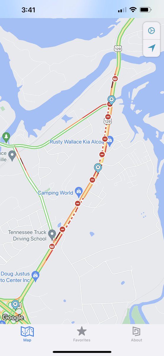 Pete Michaels Traffic on Twitter "Alcoa Hwy closed in both directions