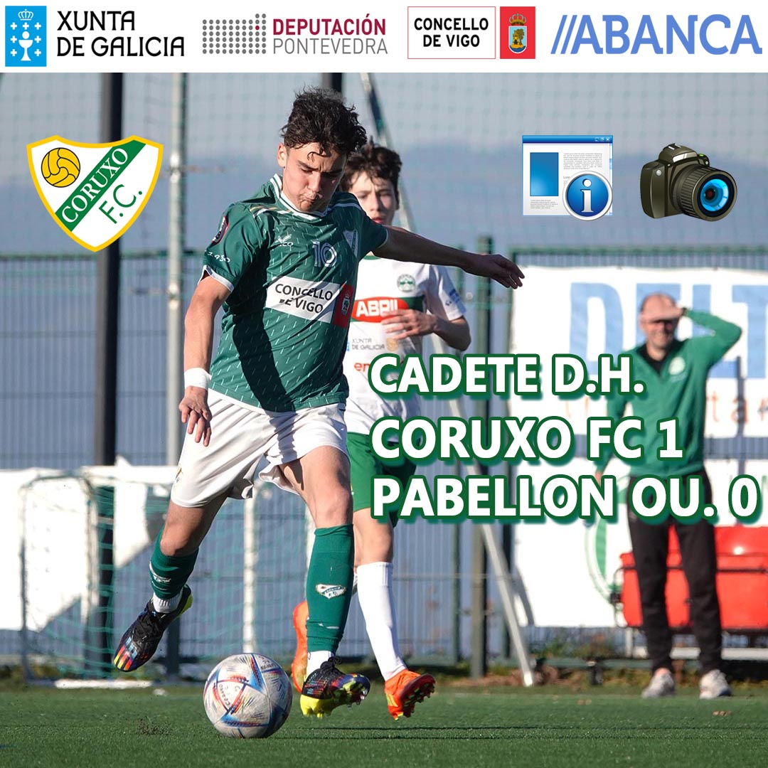 Cadete División Honor, Coruxo y Pabellón hicieron un buen partido, mucho fútbol y muy intensos, pero carente de ocasiones de gol
<a href="/CoruxoFCoficial/">Coruxo FC ⚒️</a> 1⃣ <a href="/pabelloncf/">Pabellón Ourense CF</a> 0⃣
Noticia y galería de fotos
📓📸👇
acortar.link/xxzUEw