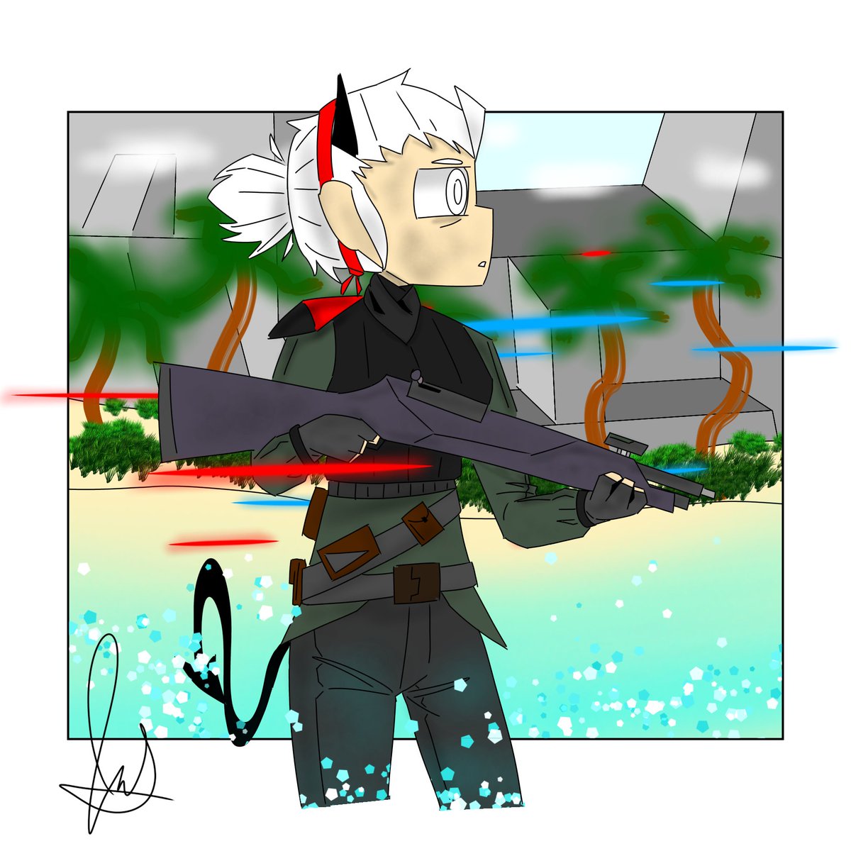 junirico_artic's tweet photo. Justice helltaker?? En geoda? 
#HelltakerFanart https://t.co/YNTWPzABKF
