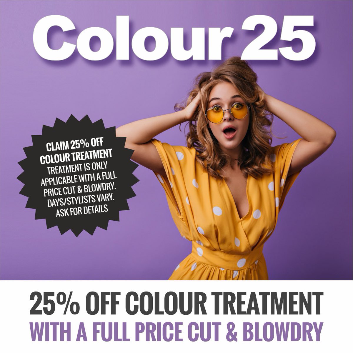 RiverHairCo's tweet photo. 🚨limited offer 🚨
25% off colour this Thursday with Stephanie call to book 02920 813832. #taffswell https://t.co/7JZjpfEP4O