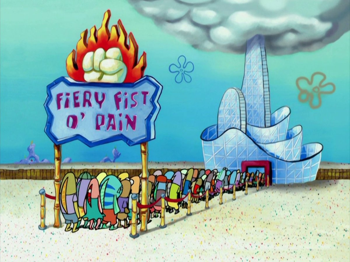 tweetgloveworld's tweet image. Retweet if you&apos;re not scared to ride the Fiery Fist O&apos; Pain!