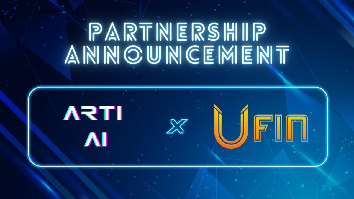 💠 Arti AI NFT x UFIN 💠

We are thrilled to announce that we have welcomed a new strategic partner to our side - UFIN!

Check it here: linktr.ee/ufinorg

For more details: t.me/ARTIAI_CHANNEL…