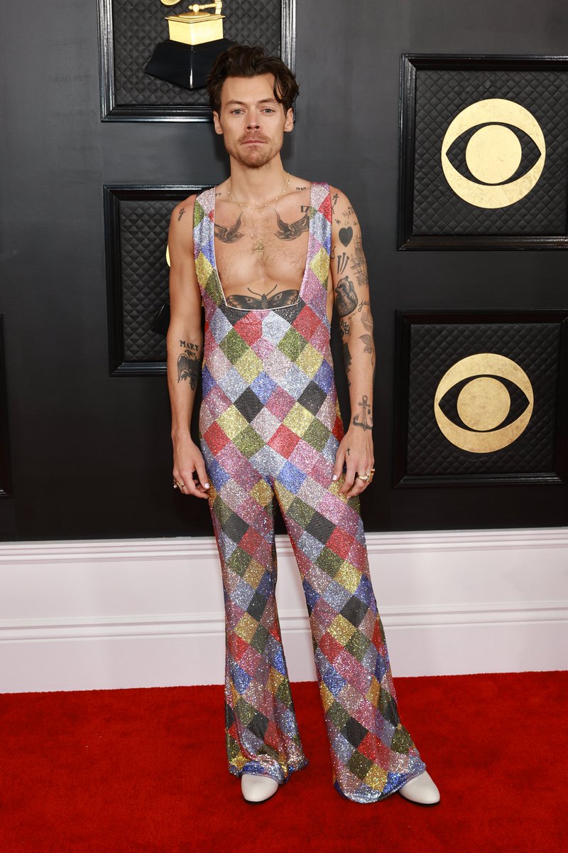iHeartRadio's tweet photo. Found the cure for your Monday blues... you're welcome besties 🥵😩❤️ @Harry_Styles #Grammys2023 https://t.co/9hF3fvPvLf