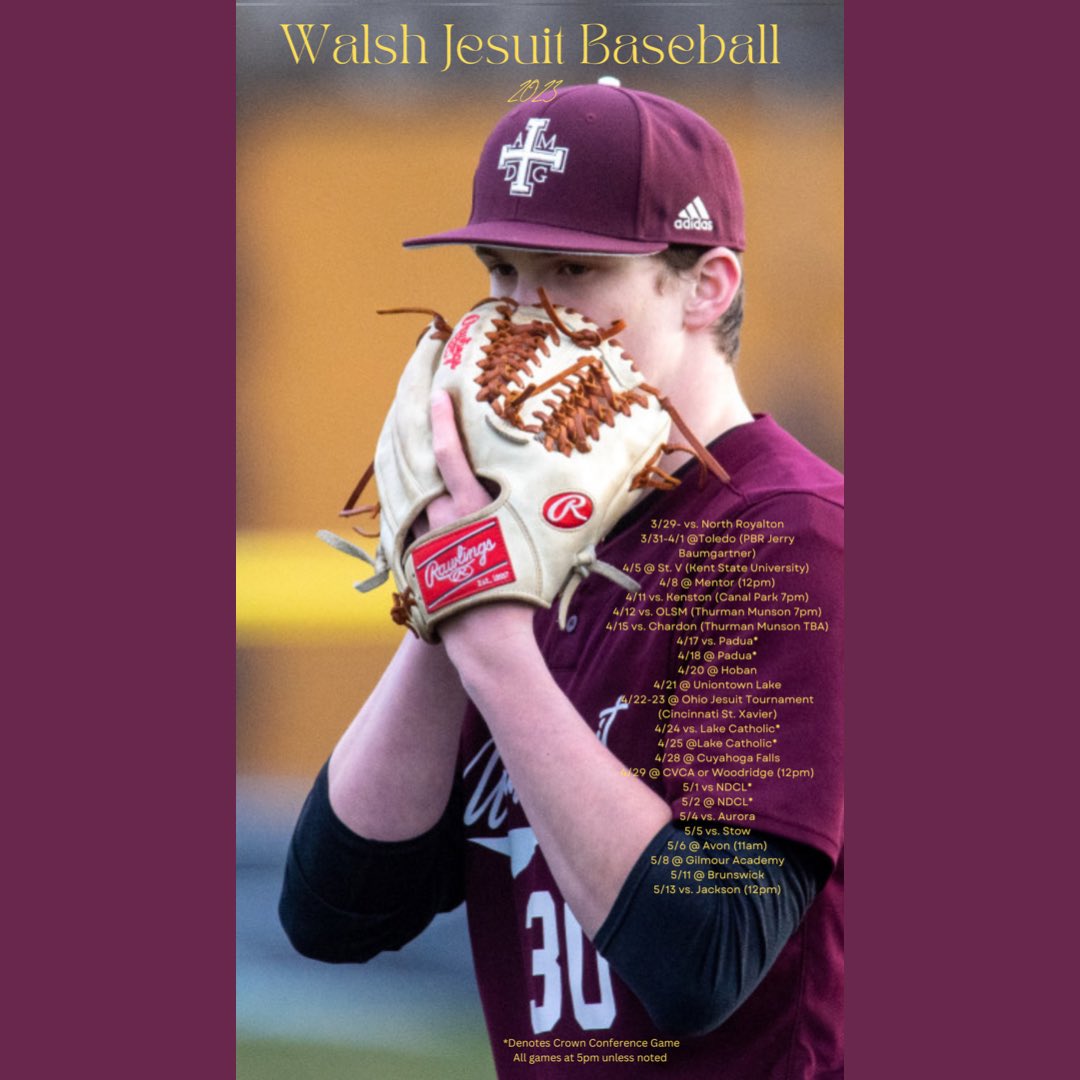 2023 WJ Baseball Schedule

Featuring <a href="/jpaulus227/">Jack Paulus</a>