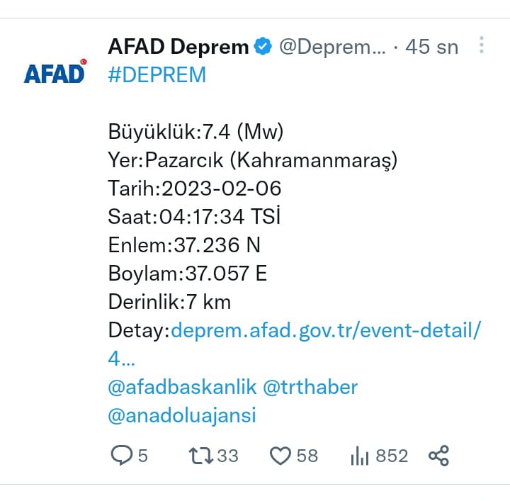 #DEPREMOLDU