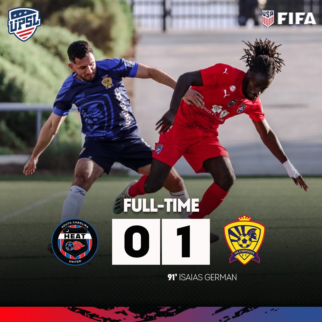 Epic ending for the UPSL National Finals 🔥🔥 Olympians FC wins the Championship with the last minute goal by Isaias German

#UPSL #UPSLPlayoffs