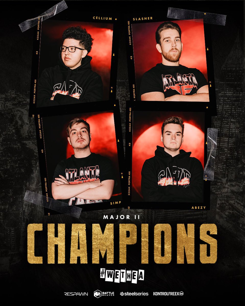 FaZe_Vegas's tweet photo. Opps got comfortable, but we’re back. 

Feels good to be your Major II Champions.

#EZAF | #WeTheA https://t.co/2KeHeOQqm6