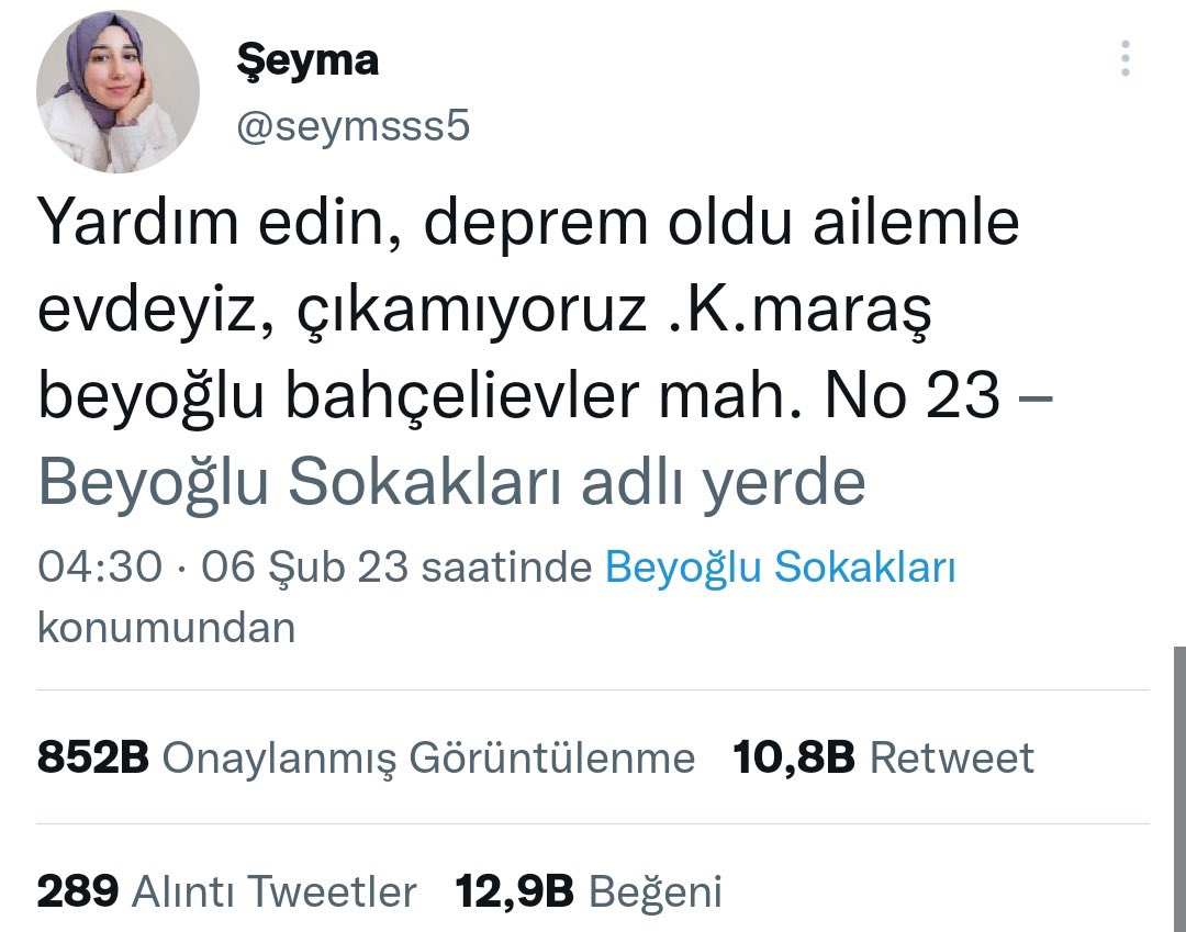 Lütfen paylaşalım.                        #pazarcık #Kahramanmaras 
#DEPREMOLDU