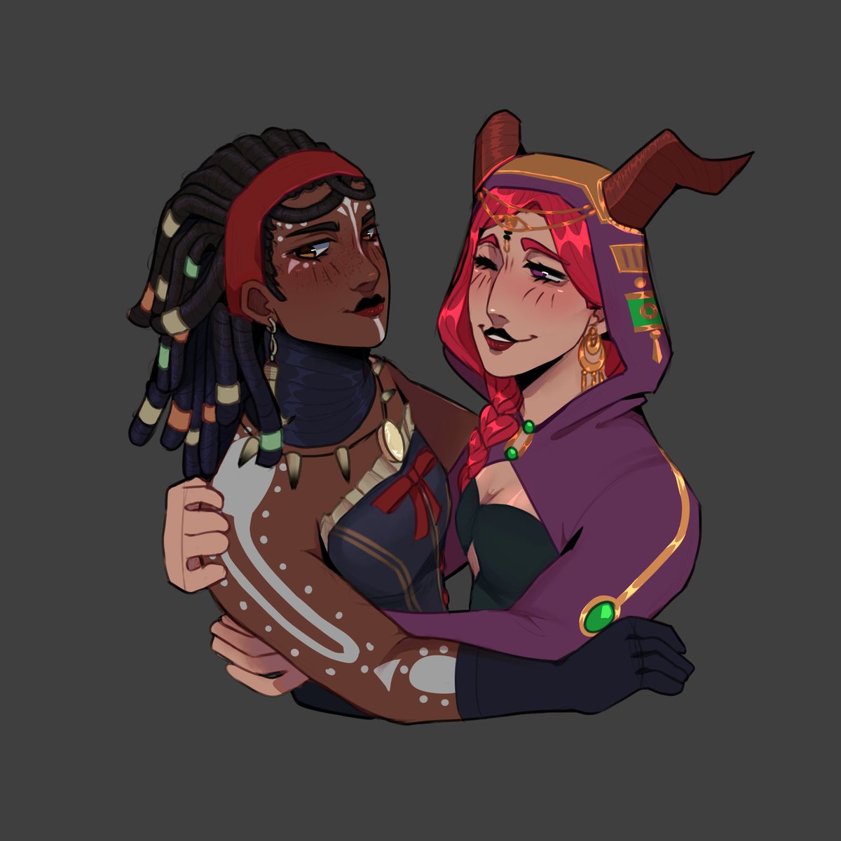 SHIP CONTENT: #fiopat 
Girlfriends <3

#identityv #idvfanart #patriciadorval #fionagilman #idvpriestess #idvenchantress #enchantressidv #priestessidv #idv