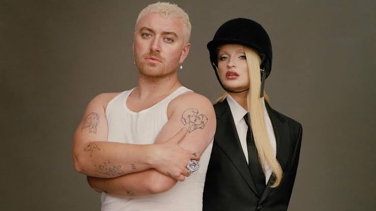 Sam Smith e Kim Petras levam a categoria Melhor Performance Pop de Duo/Grupo por “Unholy”! 🏆 #Grammys