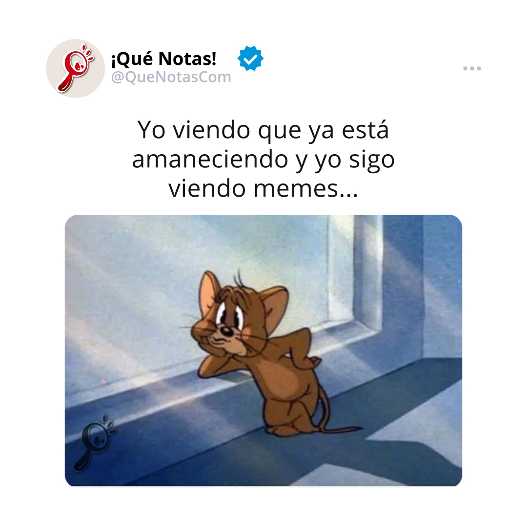 QueNotasCom's tweet image. 😫

#QuéNotas #memes #meme #instagood #follow #memesenespañol #Cansado #InicioSemana #FelizLunes #InicioClases