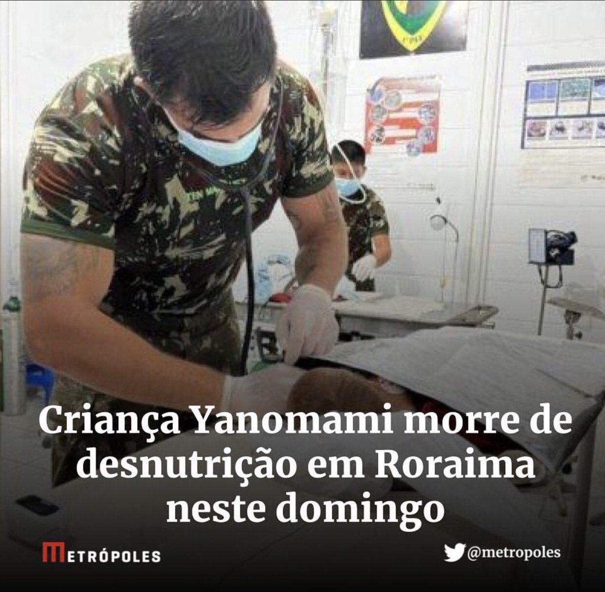 Bolsonaro é o maior genocida da história desse país. Criminoso!😡