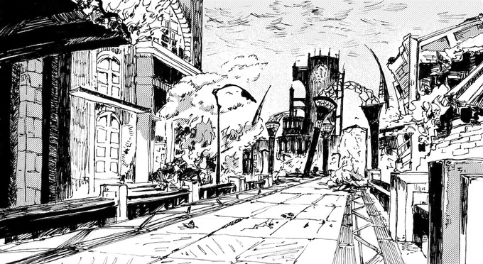 あと、頑張って描いた終末のアーモロートをみてくれフォロワー ありがとう
