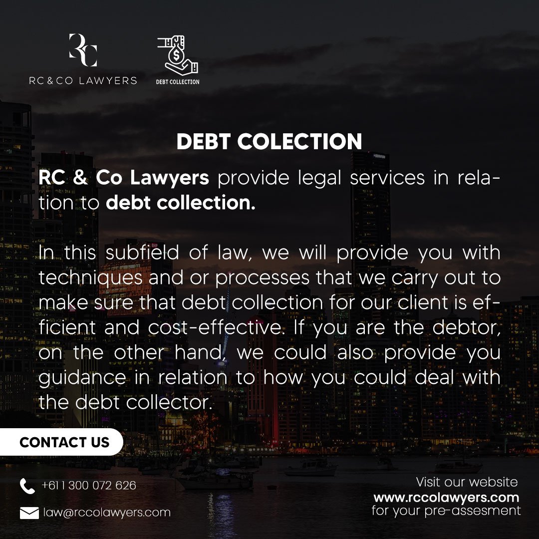 rcco_law's tweet photo. For legal advice, contact us at
Email | law@rccolawyers.com
LinkedIn | https://t.co/kPjFS260MD
Phone | +61 1 300 072 626
Visit our website | https://t.co/eVzCyI9ymh
#RCCO #RCCOLawyers #Australia #AUS #LegalServices #DebtCollection #RochelleCastro https://t.co/xohDXdZI7g