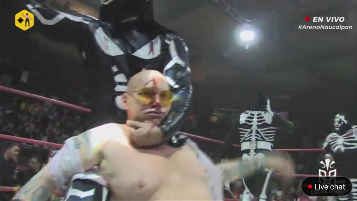 ChirpingBlueJay's tweet image. Oh damned! #JackFancy is hardcore! 😱 #MexicoCity  
 #ArenaNaucalpan #LAPARK @mas_lucha #Wrestling #WrestlingTwitter 
#LuchaLibre #WrestlingCommunity #prowrestling #LosParks @luchalibreonlin #RGRluchalibre @LUCHALIBREIWRG @realJackFancy @laparktapia