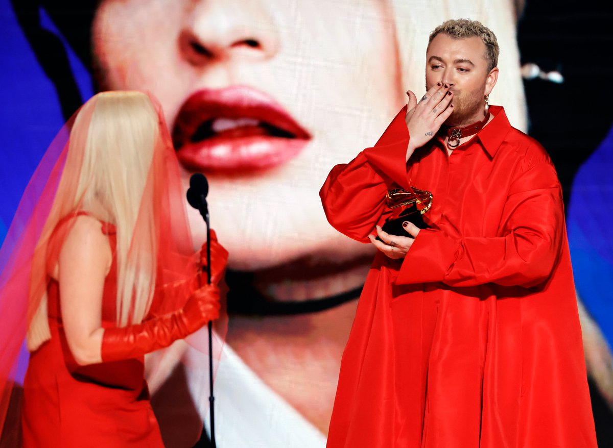 .<a href="/kimpetras/">kim petras</a> and <a href="/samsmith/">SAM SMITH</a> are making history. ❤️ #GRAMMYs