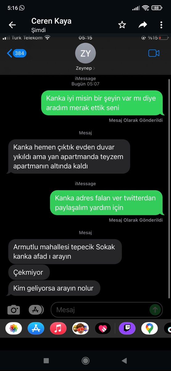 #hataydeprem <a href="/DepremDairesi/">AFAD Deprem</a> yardım edin nolur #deprem #DEPREMOLDU #hatayafad