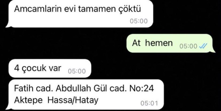 Lütfen yayalım tüm türkiye. #depremoldu #deprem