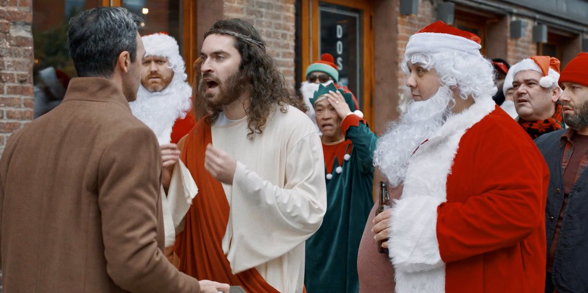 AyeDamnBramson's tweet photo. Who Invited Charlie? out now in select theaters and on demand. I play Jesus (kinda). #WhoInvitedCharlie https://t.co/MPsgdPqiMm