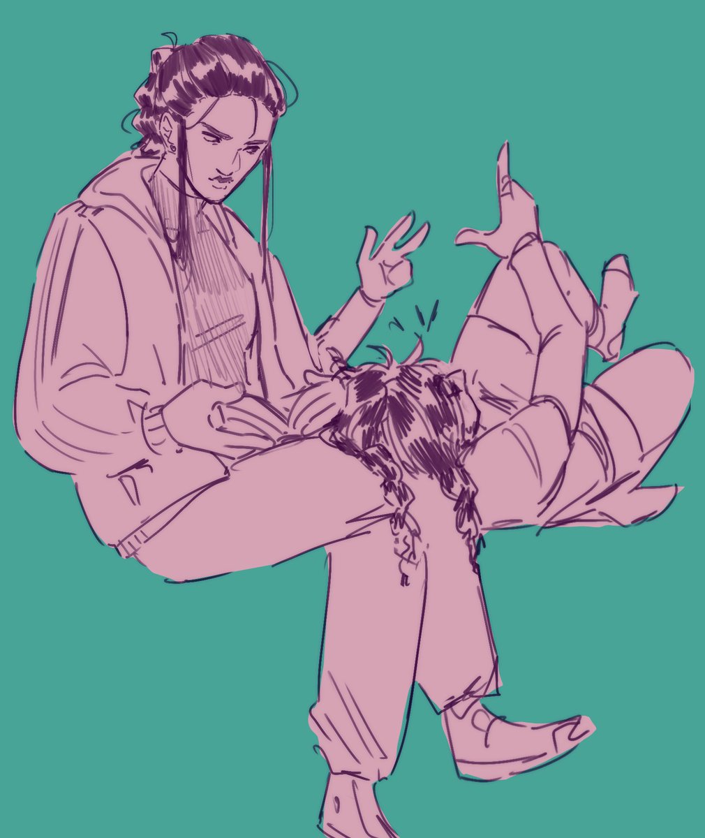 piedpip3rrr's tweet image. Extremely self indulgent pipeyna sketch #pjo #PercyJackson #pipermclean #reynaarellano