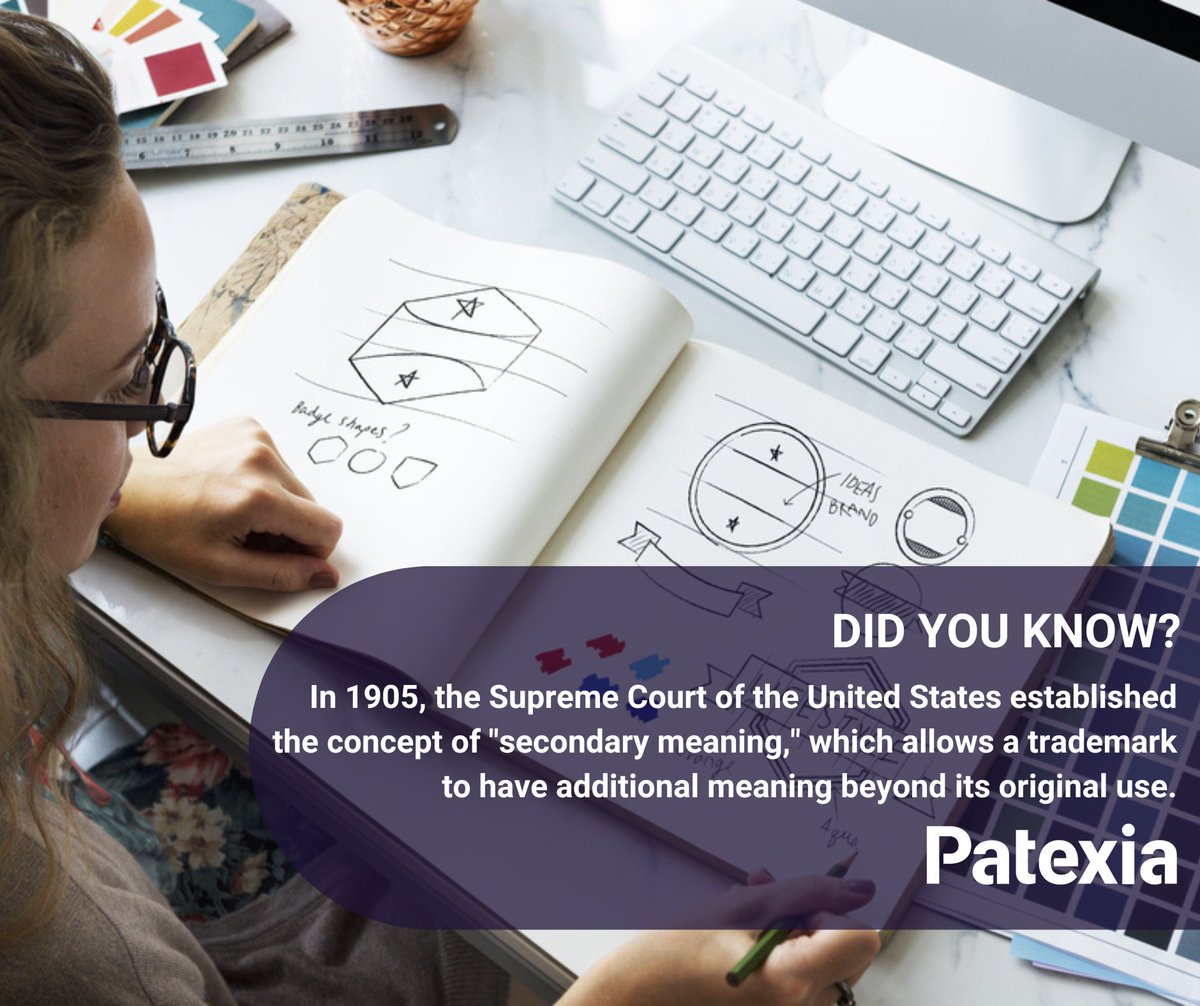 Patexia's tweet photo. The concept of secondary meaning is important because it helps to determine the eligibility of a trademark for protection.
#TrademarkLaw #SecondaryMeaning #TrademarkProtection #IntellectualProperty #BrandIdentity #TrademarkEligibility #ConsumerAssociation #Distinctiveness #ip https://t.co/pUF3E0MFL6