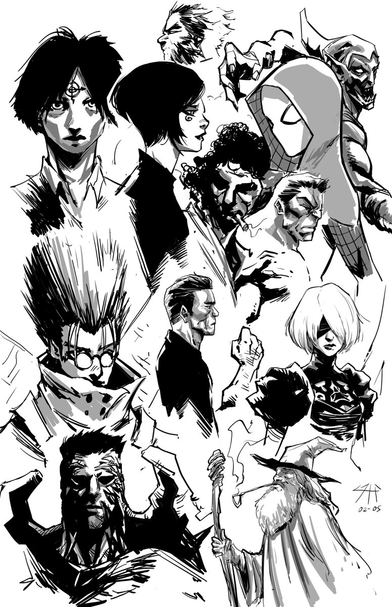genma26's tweet photo. Random warm ups and breaktime sketches

#fanart #anime #drawing #westerncomics #digitalart #illustration #artworks #breaktimesketches #warmupdrawings https://t.co/M5ai8HcukD