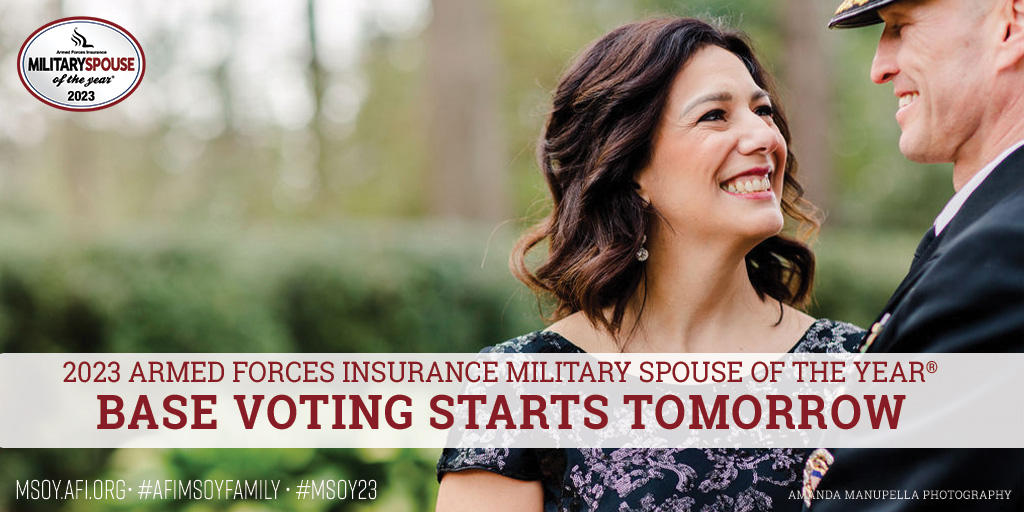MilSpoOfTheYear's tweet photo. One sleep and a wake-up before the voting festivities begin! Voting for AFI MSOY 2023 will be LIVE tomorrow through February 10th. Do you have your pick ready? #AFIMSOYFAMILY #MSOY23 https://t.co/RE7LGuZjA3