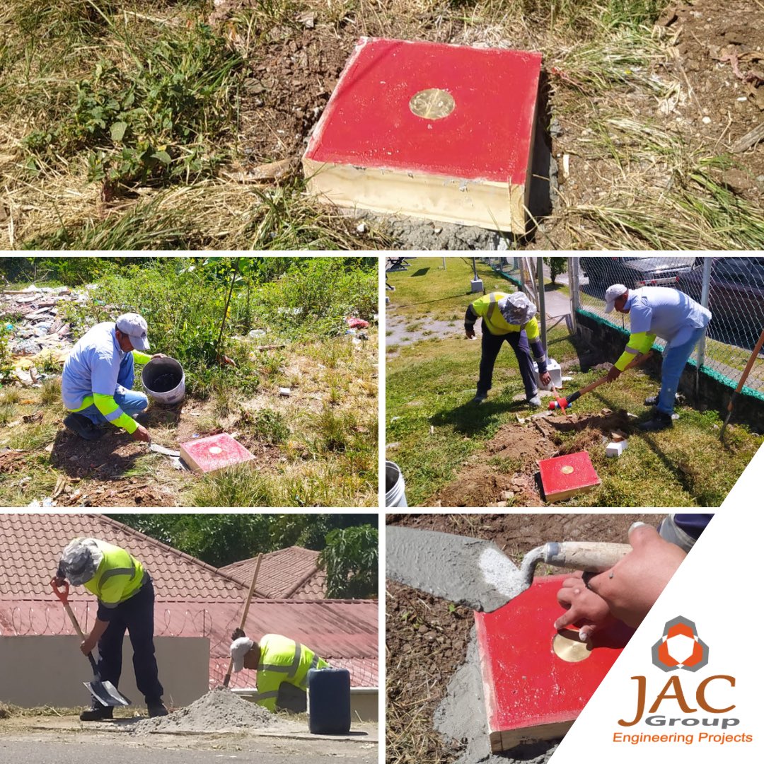 JACEngineering's tweet photo. Monumentacion de vértices geodésicos. https://t.co/PTX5QQSzvA