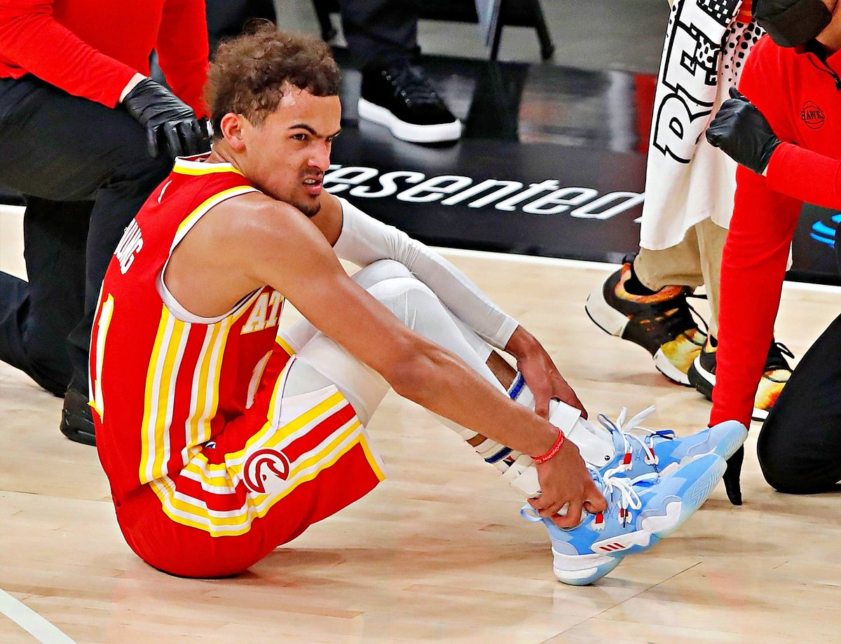 Trae_Sincero's tweet photo. —— THREAD ALERT ——

PLAYOFFS 20-21.

Nessa thread você verá como foi a incrível pós-temporada do Atlanta Hawks da temporada 20-21 e como se finalizou com uma angustiante lesão do Trae Young…

Segue o fio! 🧵 https://t.co/qqed5TcsoU