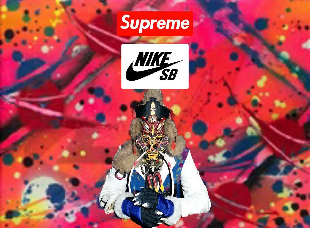 STASH recon スタッシュ原画　アート SUPREME、NIKE