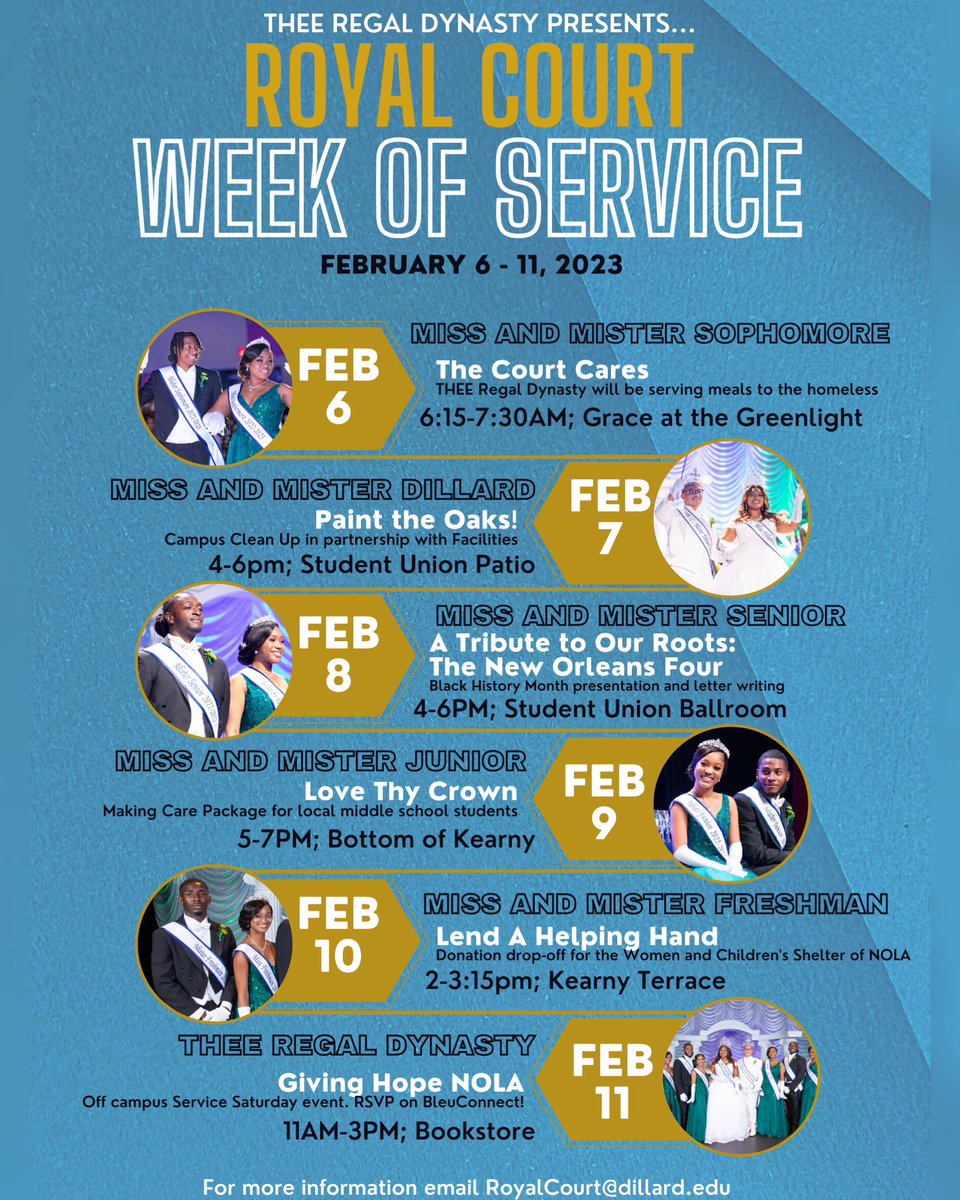 Dillard University Royal Court 👑 tweet media