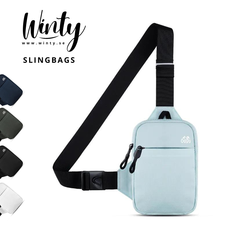 Slingbag Axelremsväska Nylon OUDU Ljusblå - Flera Färger Fri Frakt 
winty.se/shop/search?s=…
Slingbag Axelremsväska Bag Mobil. Snygg unisex modell i slitstark nylon med plats för mobiltelefon. Flera fack med dragkedja, Vattentät. #slingbag #axelremsväska #handla #frifrakt