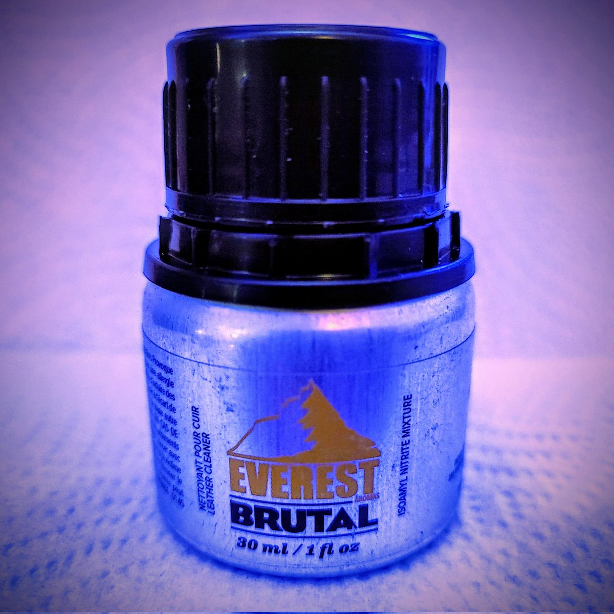 thom_mannn's tweet photo. Sunday funday with this little pocket rocket. Blows my mind (and balls) away 😉🥴
#poppers purchased from @AromasContact France. https://t.co/V4vRwWWkZu