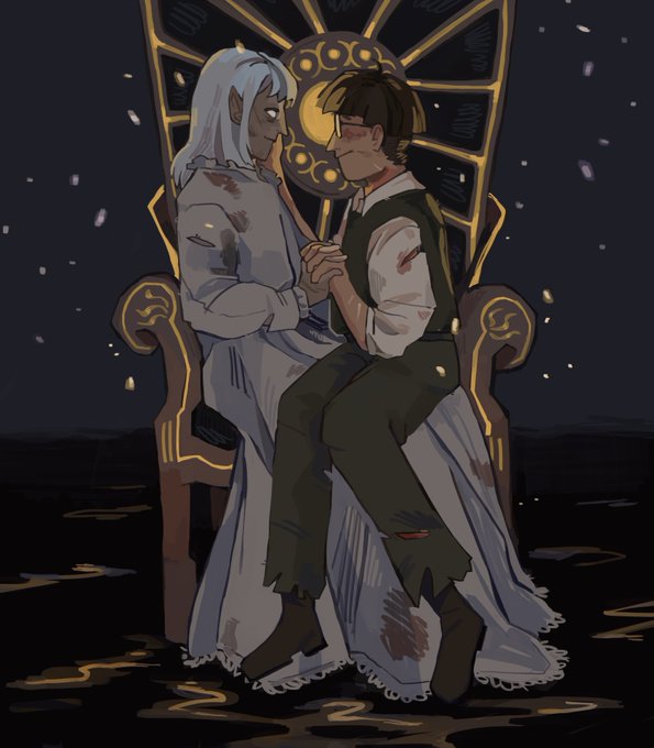 「throne white shirt」 illustration images(Latest)