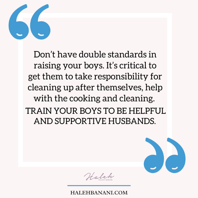 HalehBanani's tweet photo. When boys are expected to take part in household chores, they will be more likely to help out their wives and have a more harmonious relationship in their marriage
Problems arise when only girls are expected to take care of the house
#BreakingGenderStereotypes
#BuildingStrongMen https://t.co/cJVmqdhEiC