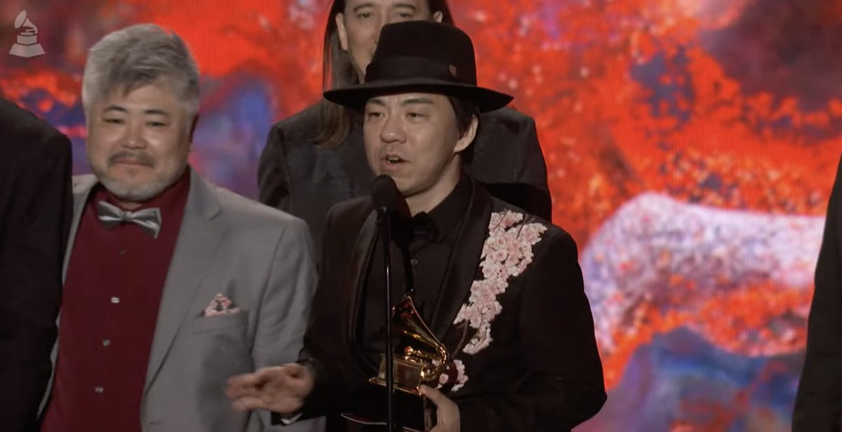 RecordingAcad's tweet photo. Congrats Best Global Music Album winner - 'Sakura' @masanoritakumi #GRAMMYs
🎶 WATCH NOW https://t.co/OuKk34l332 https://t.co/4UwWXHuAtg