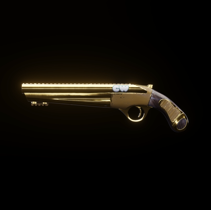 Jloby3's tweet photo. @ElDonPollo @ATEMCarClub @walkerworld_ should use some close range weapond for those pesky zombies. I ll lend my golden sawed off shotgun. #gold https://t.co/YBc9Onmg6m