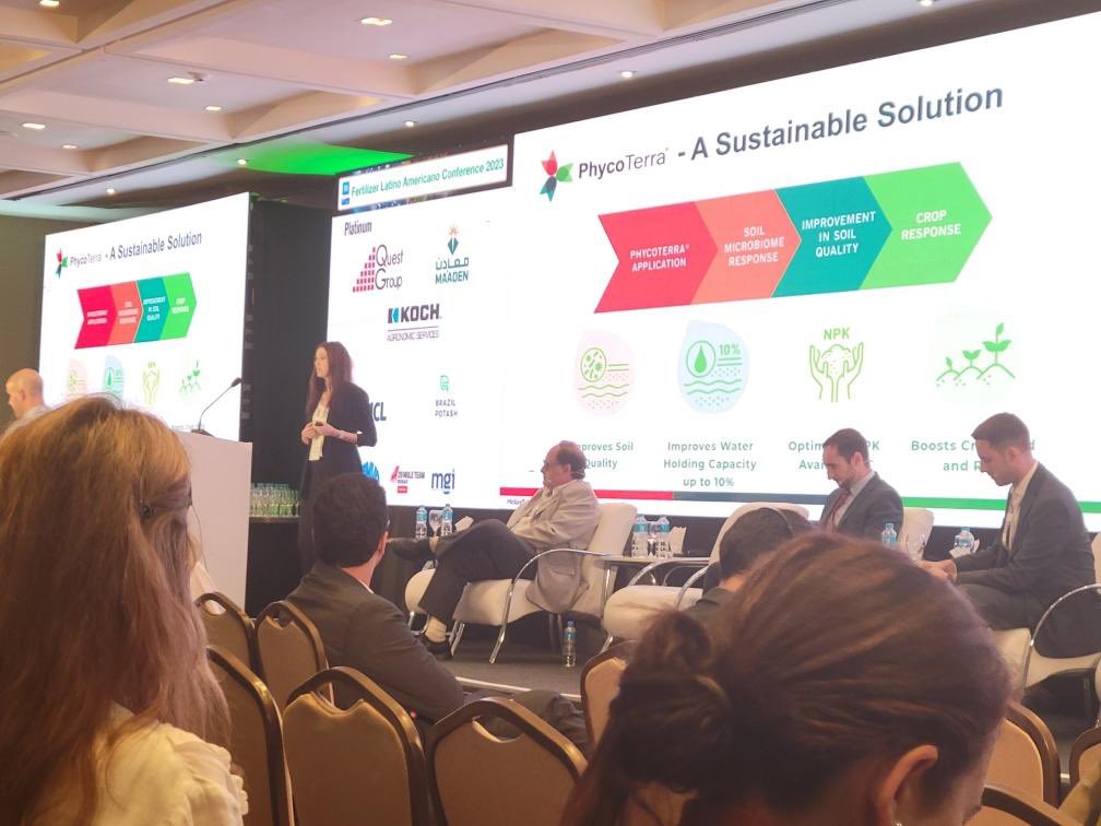 I had a great time presenting sustainable ag solutions and serving on sustainability panel for Fertilizer Latin America 2023. See you next year in Miami!