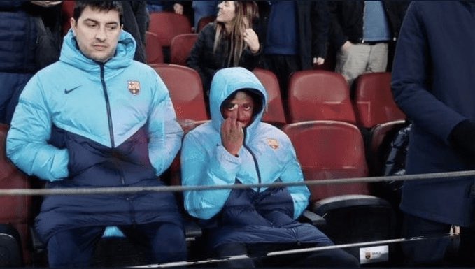 Givemepath's tweet photo. @FCBarcelona My Bro Was Enjoying. https://t.co/bEGiJuTDdh