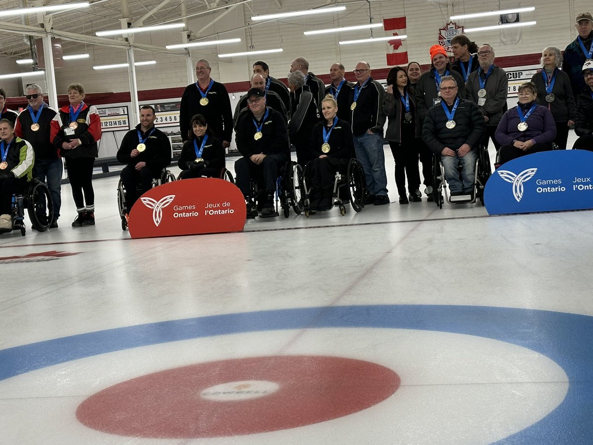 MeWanzama's tweet photo. So cool..I got to get close to the hardware and hand out the gold medals π₯ for the wheelchair curling π₯ this afternoon at the @OshawaCurling. π#durham2023games #paramazing https://t.co/VjdWkBa9w6