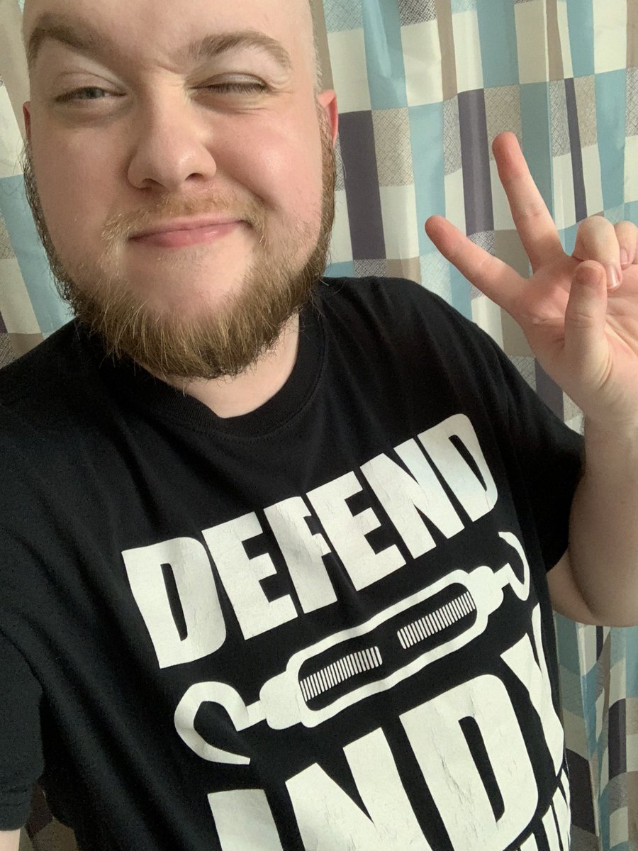 Wrestling shirts of 2023 -
2/5- #36- I’ll always <a href="/DEFENDIndyWres/">DEFEND Indy Wrestling</a>, even if it’s definitely indie. I got this from <a href="/RickeyShanePage/">RSP リッキー・シェーン・ペイジ</a> at a show, I believe! #ManiwaShirts2023