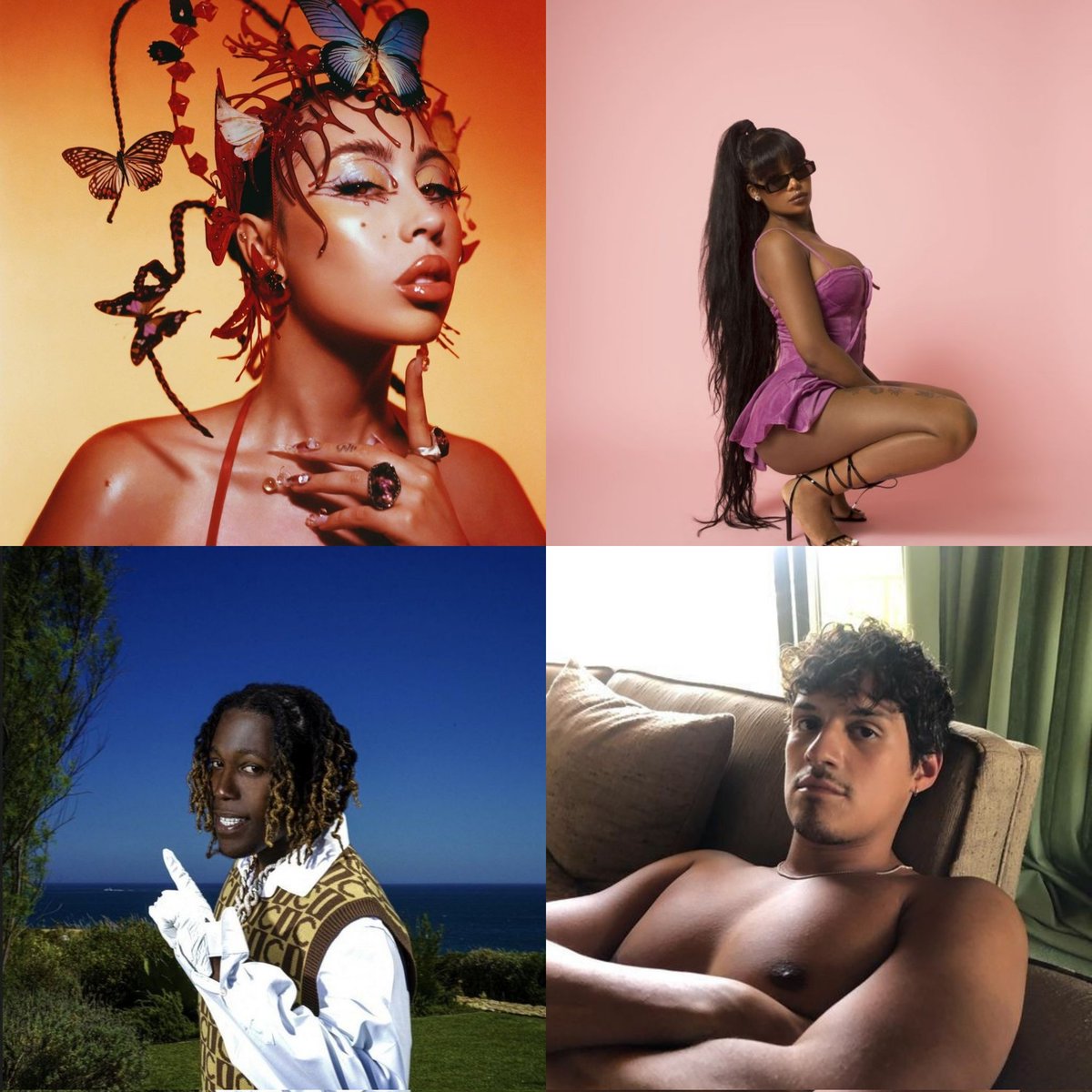 chartkali's tweet photo. Which collaboration from Kali Uchis' “Red Moon in Venus” are you most excited for? https://t.co/Sn84OMZuJt