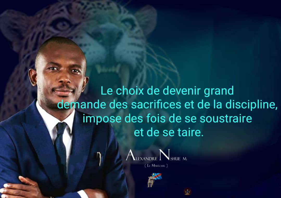 Le choix de devenir grand demande des sacrifices et de la discipline, impose des fois de se soustraire et de se taire.