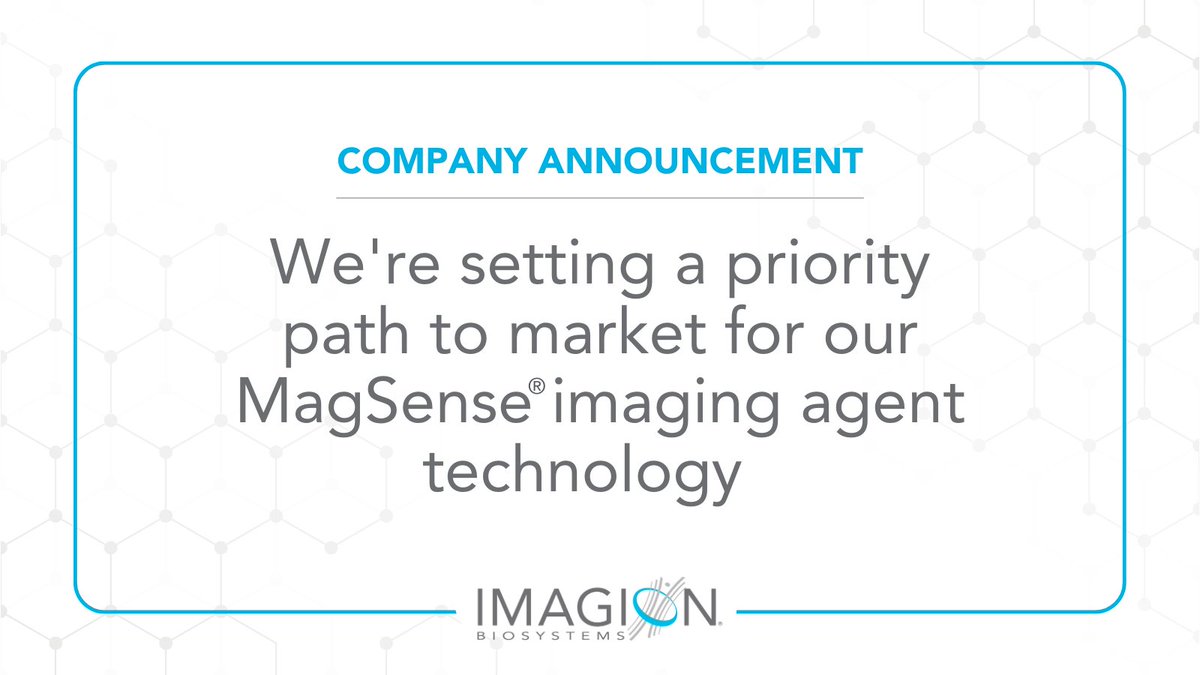 imagionbio's tweet image. 🚨 BIG NEWS! 👉 A positive independent review from independent radiologists supports path to market for #MagSense imaging agent technology. Read more and join our live webinar 7 Feb @ 12pm AEDT for extended info: bit.ly/40tTdCf  $IBX #CancerDetection