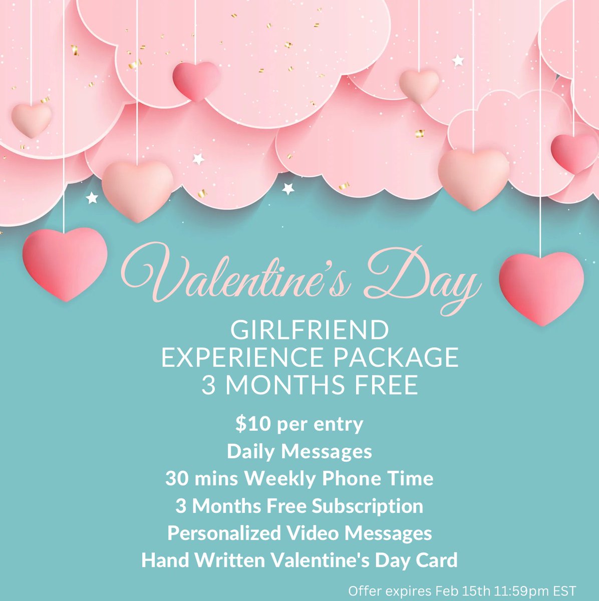 Chronicfoxfirex's tweet photo. Be my Valentine? Girlfriend Experience Raffle 💘 No limit on entries. Order  below/  in  my  bio https://t.co/3oibrbmUpp