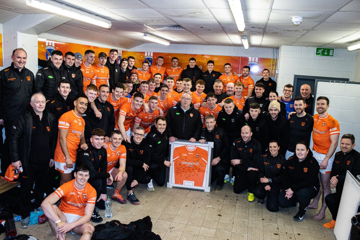 Happy retirement Paddy the Bishop, topman #kitman #kingofoneliners #armaghgaa