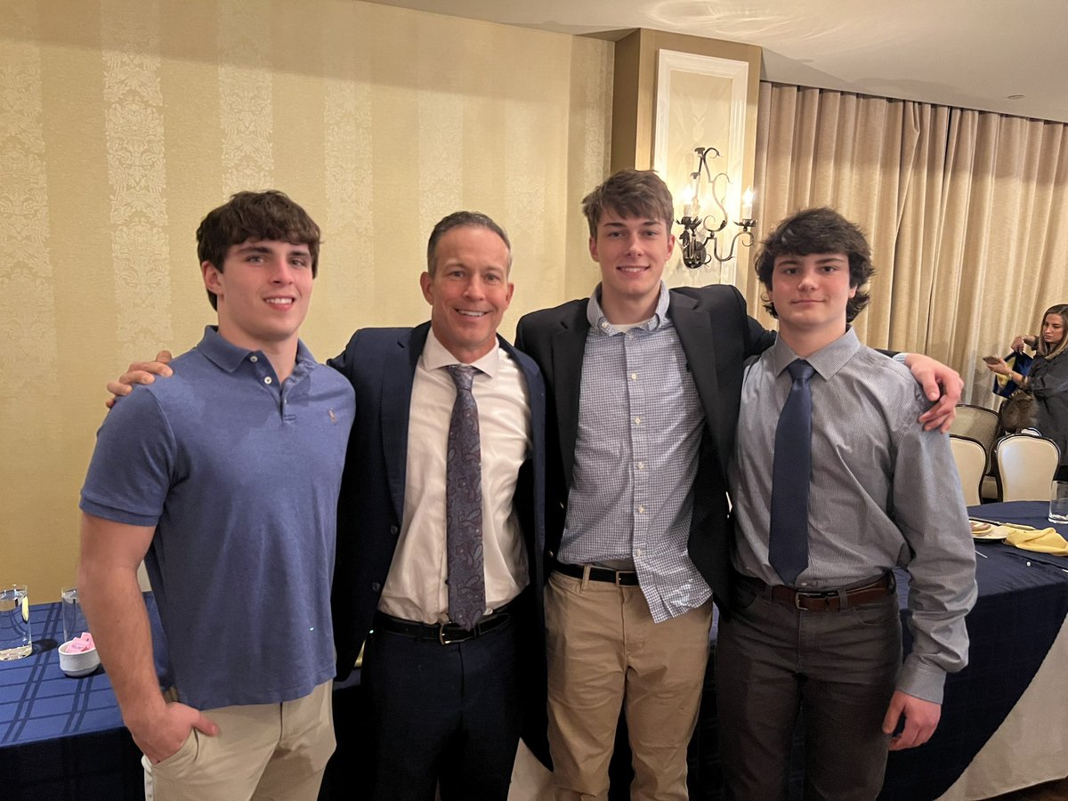 Mt. Lebanon senior safeties. Proud of these young men. The future is bright ❤️🇺🇸 <a href="/nsala22/">Nathan Sala</a> <a href="/harpst_tyler/">Tyler Harpst</a> <a href="/mbeier19/">Michael Beiersdorf</a>